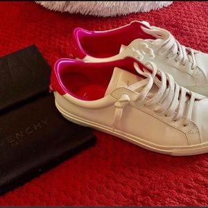 Givenchy pink and white sneakers